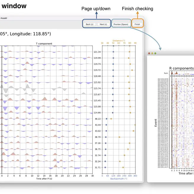 Seispy: Python Module for Batch Calculation and Postprocessing of Receiver Functions